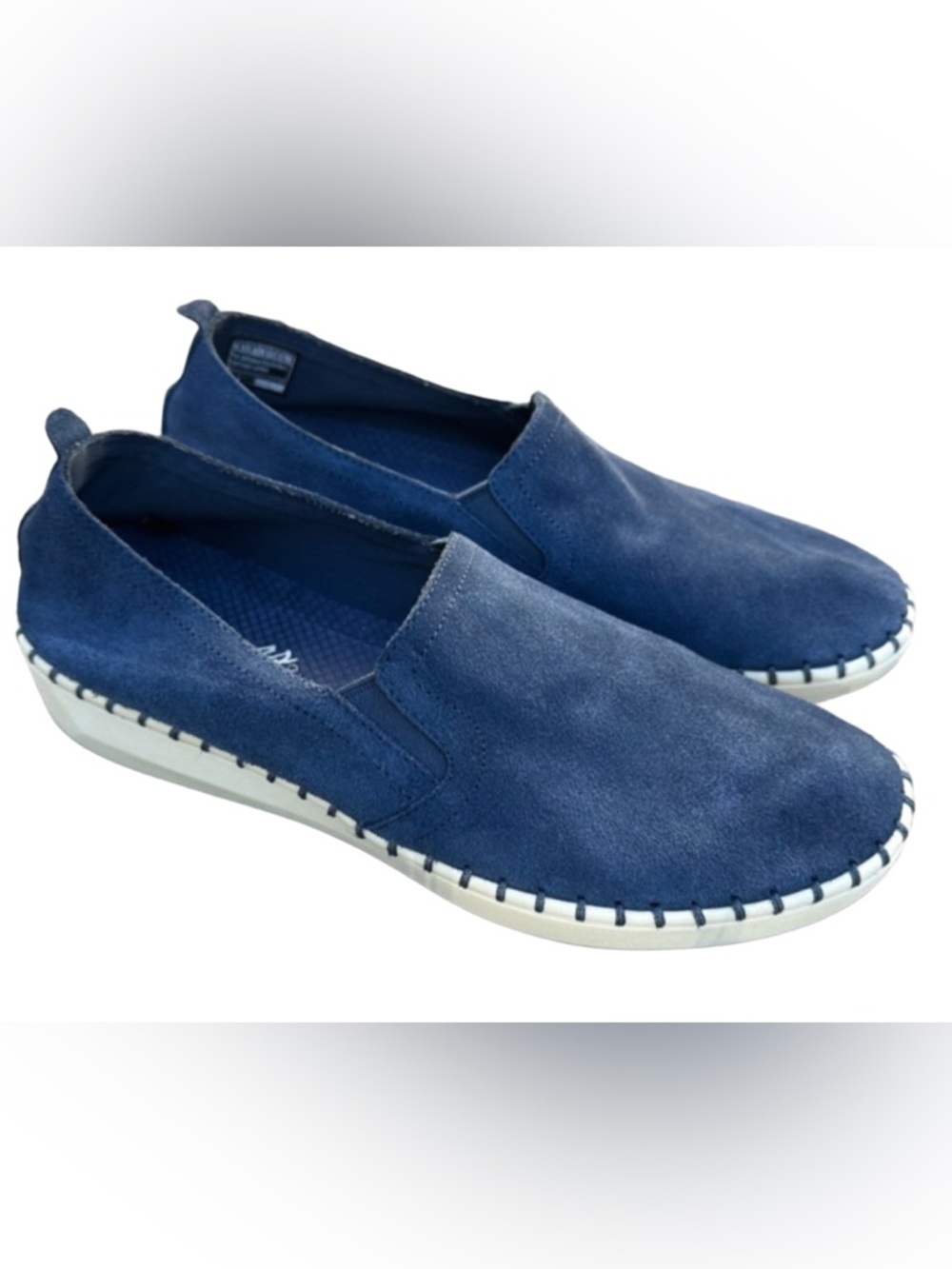 Skechers Women's Navy Slip-On Suede Loafers